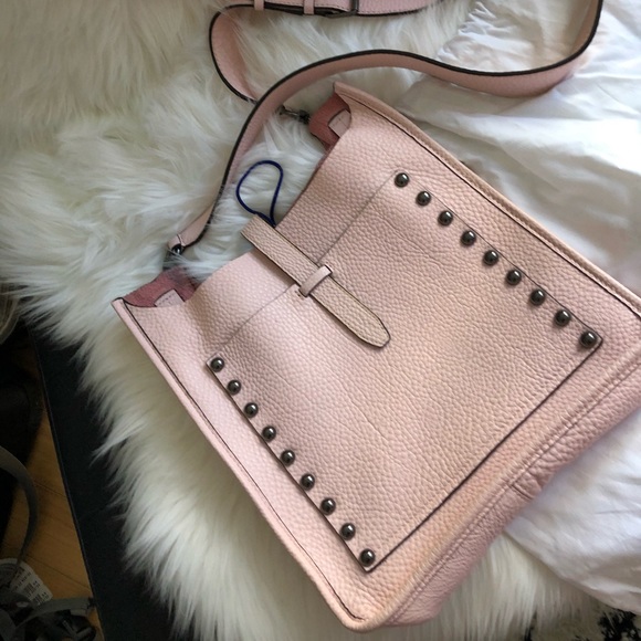 Rebecca Minkoff Pink Leather Saddle Bag - Picture 3 of 8